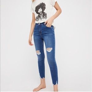 Free People Shark Bite Jeans